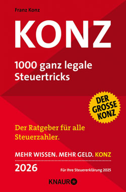Konz - 1000 ganz legale Steuertricks. F�r Ihre Steuererkl�rung 2025_small