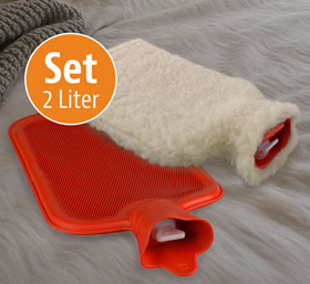 2er-Set Wrmflasche und Bezug_small
