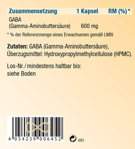 Kopp Vital GABA / 600 mg / 180 Kapseln_small02