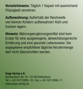 Kopp Vital   Grnlippmuschel / 500 mg / 180 Kapseln_small03