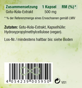 Kopp Vital   Gotu Kola / 500 mg / 90 Kapseln_small02