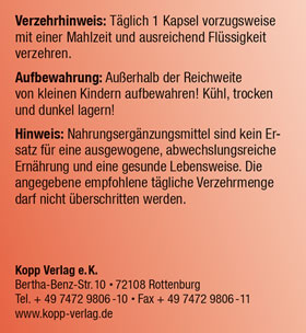 Kopp Vital   Berberin / 500 mg / 90 Kapseln_small02