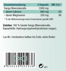 Kopp Vital   Sango Meereskoralle / 1100 mg / 120 Kapseln_small02