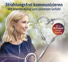 Luftschlauch-Headset mit Klinkenanschluss - Wie neu_small01