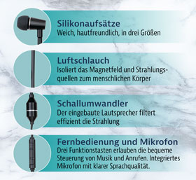 Luftschlauch-Headset mit Klinkenanschluss - Wie neu_small04