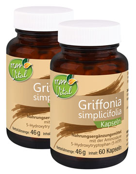 Kopp Vital   Griffonia simplicifolia / 5-HTP / 600 mg / 60 Kapseln_small
