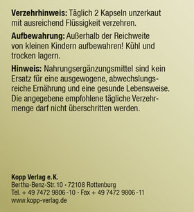 Kopp Vital �  Olivenblatt-Extrakt / 400 mg / 120&nbsp;Kapseln_small03