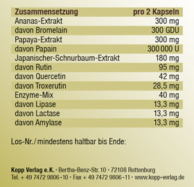 Kopp Vital   Enzymkomplex / 60 Kapseln_small03