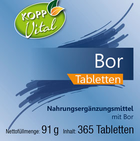 Kopp Vital   Bor / 3 mg / 365 Tabletten_small01