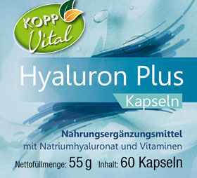 Kopp Vital   Hyaluron Plus / 450 mg / 60 Kapseln_small01
