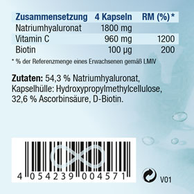 Kopp Vital   Hyaluron Plus / 450 mg / 60 Kapseln_small02