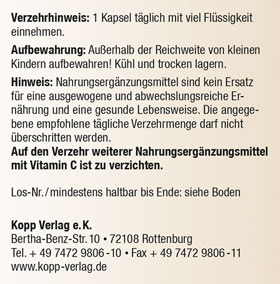 Kopp Vital   Cranberry-Acerola / 90 Kapseln_small03