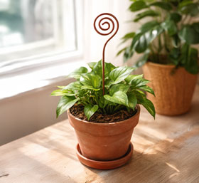 Kupfer-Pflanzenstab �Spirale�_small