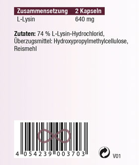 Kopp Vital   L-Lysin / 320 mg / 180 Kapseln_small02