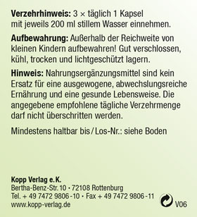 Kopp Vital   Bio-Gerstengras / 500 mg / 120 Kapseln_small03