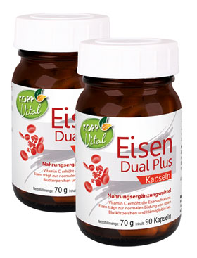Kopp Vital   Eisen Dual Plus / 13 mg / 90 Kapseln_small