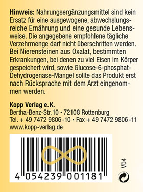 Kopp Vital   Liposomales Vitamin C / 1000 mg / 250 ml / Vegan / Alkoholfrei / Gentechnikfrei_small02