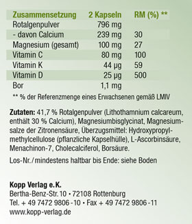 Kopp Vital   Knochenkraft / 120 Kapseln_small02