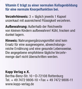Kopp Vital   MSM / 658 mg /120 Kapseln_small03