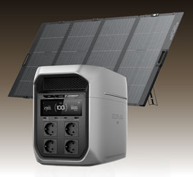 EcoFlow DELTA 3 Max Plus Powerstation 2048 Wh mit Solarpanel 400 W_small