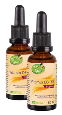 Kopp Vital �  Vitamin&nbsp;D3 +&nbsp;K2 Tropfen / 1000 IE / 20&nbsp;�g /&nbsp;50 ml / MK-7 / all-trans_small