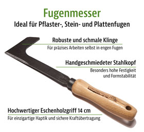 Krumpholz Fugenmesser mit Eschengriff_small01