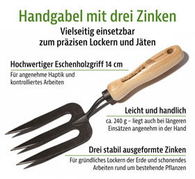 Krumpholz Handgabel 3 Zinken mit Eschengriff_small01