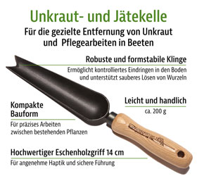 Krumpholz Unkraut- und J�tekelle mit Eschengriff_small01