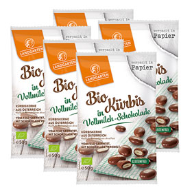 Landgarten Bio K�rbis in Vollmilch-Schokolade_small