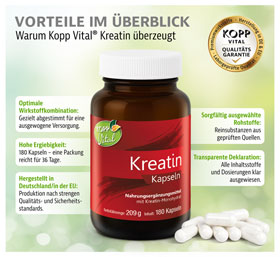 Kopp Vital� Kreatin Kapseln / 1000&nbsp;mg / 180&nbsp;Kapseln _small01