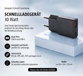 Schnellladegerät 30 Watt_small01