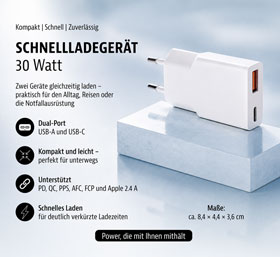 Schnellladegerät 30 Watt_small01