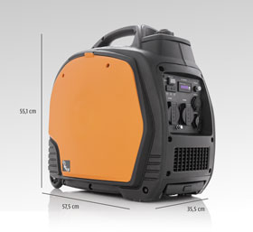 Notstromgenerator 3500 Watt mit Rollen_small06