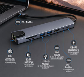 Multiport-Adapter 8-in-1 type C auf HDMI_small02