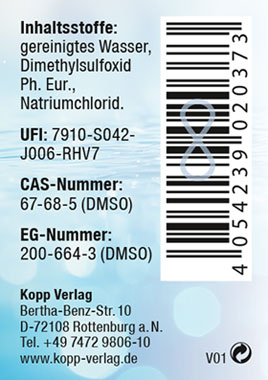 Kopp DMSO 15-prozentig in Natriumchloridl�sung 30 ml / 99,9% rein / Ph. Eur. / Pipettenflasche_small03