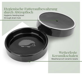 2er-Set Reavet Igel Futter- und Trinkschalen_small03