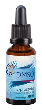 DMSO 3-prozentig in Natriumchloridlösung 30 ml / 99,9% rein / Ph. Eur. / Pipettenflasche_small