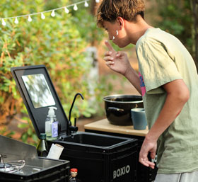 BOXIO WASH MAX +Waschbecken und Filter-System_small07