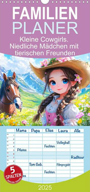 Familienplaner 2025 - Kleine Cowgirls - Mngelartikel_small