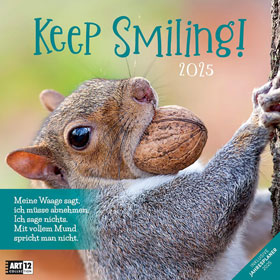 Keep Smiling! Kalender 2025 - 30x30 - Mngelartikel_small