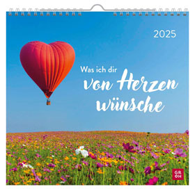 Wandkalender 2025: Was ich dir von Herzen wnsche - Mngelartikel_small