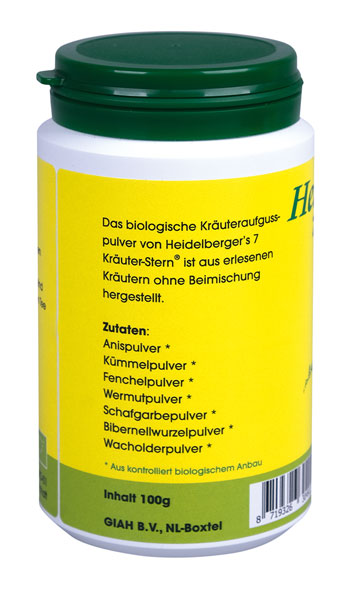 Heidelberger's 7 Kräuter-Stern 100g - vegan (bio)02