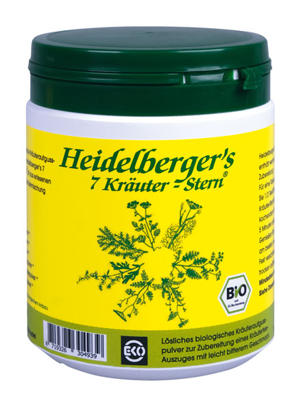 Heidelberger's 7 Kräuter-Stern 250g - vegan (bio)