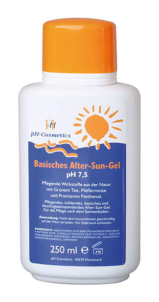Basisches After-Sun-Gel (pH 7,5)