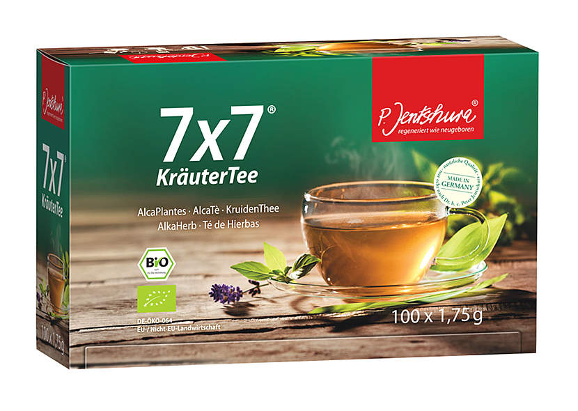 Jentschura® 7 x 7 KräuterTee Bio - 100 Teebeutel