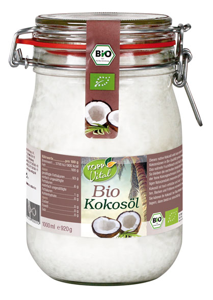 Kopp Vital Bio-Kokosöl - vegan