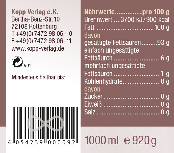 Kopp Vital Bio-Kokosöl - vegan02