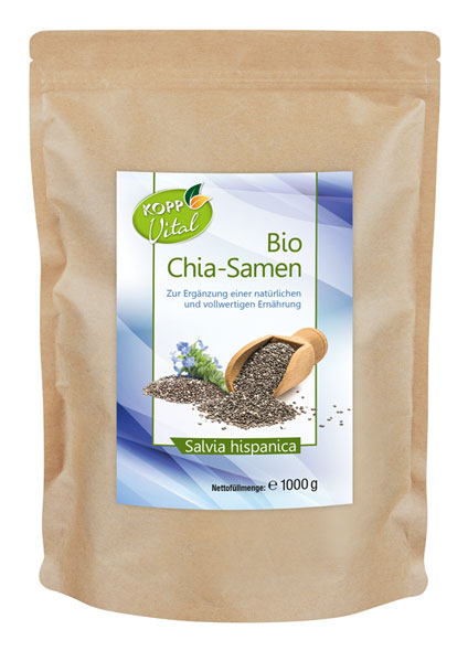 Kopp Vital ®  Bio Chia-Samen 1 kg - vegan