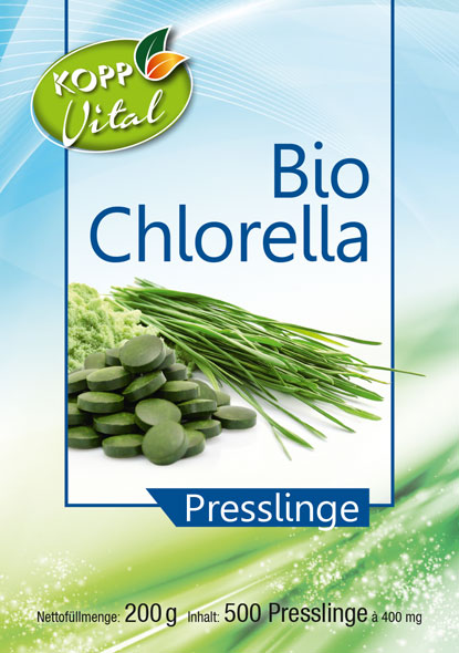 Kopp Vital ®  Bio-Chlorella Presslinge - vegan01