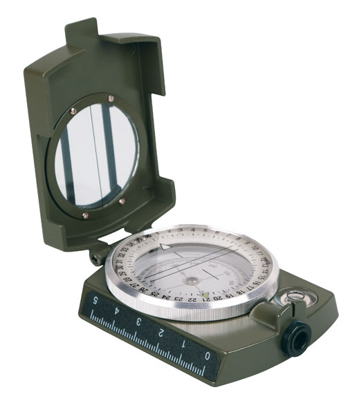 Armeekompass Metall mit Etui